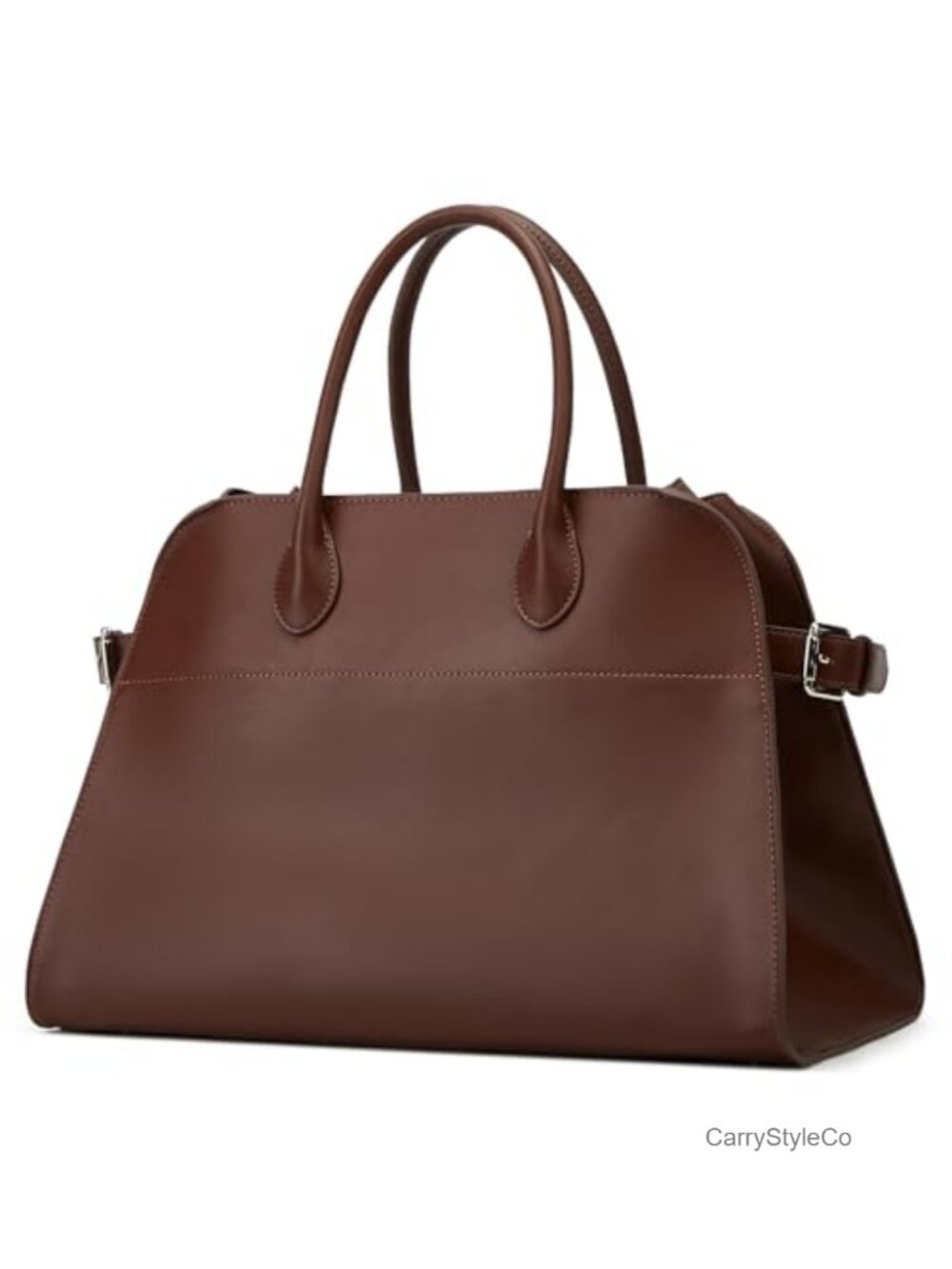 Slouchy PU Leather Tote Bag Large Top-Handle Shoulder Hobo Purse